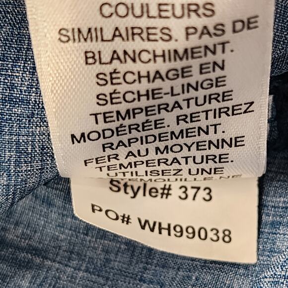 Koi Basics Top Womens XS Heathered Blue Becca V-Neck Cell Phone Pocket Scrubs - Picture 7 of 10